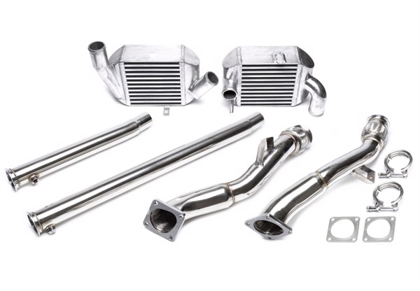 TA-Technix Intercooler med Downpipe till Audi A4 B5 