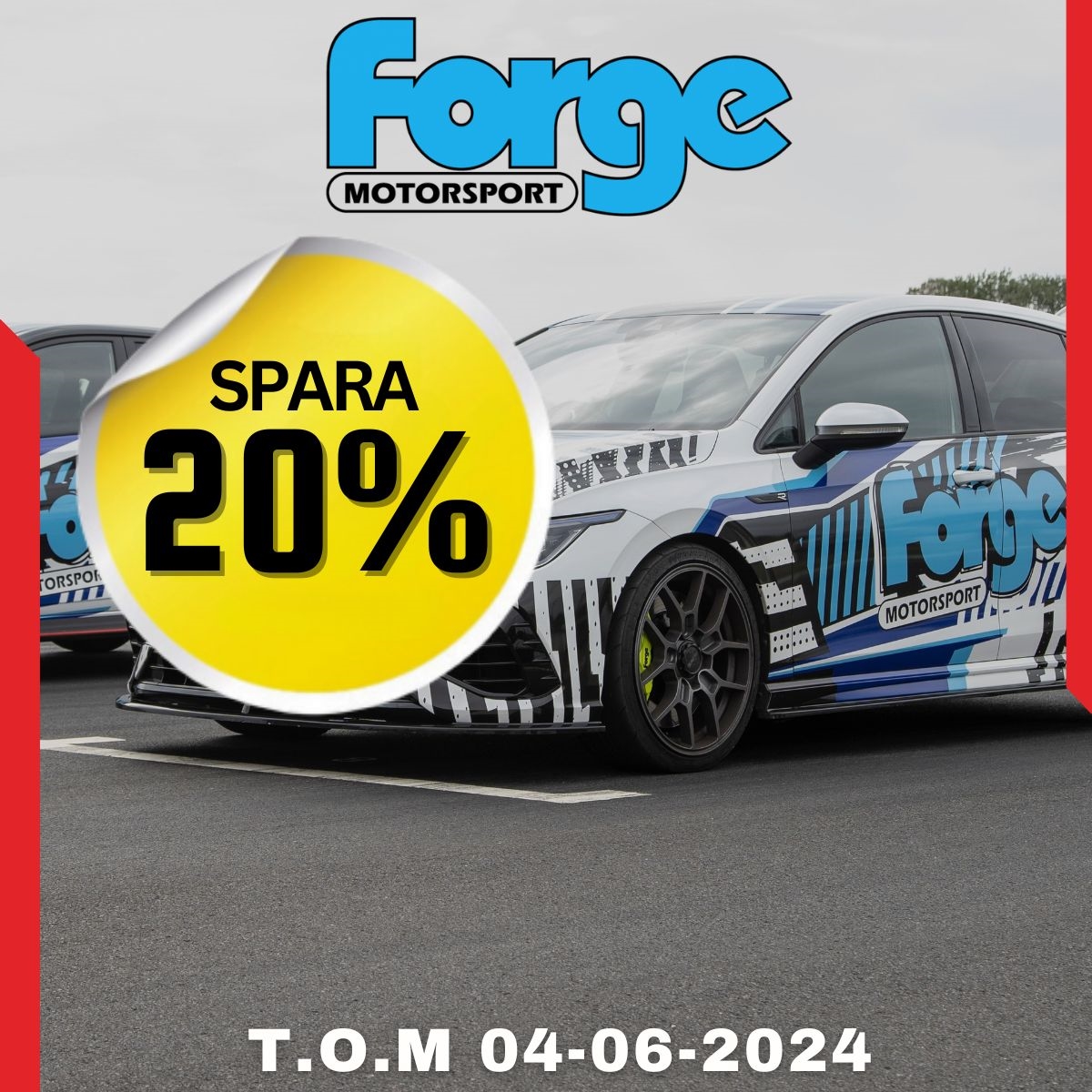 Forge Motorsport spara 20% på Nardocar.se