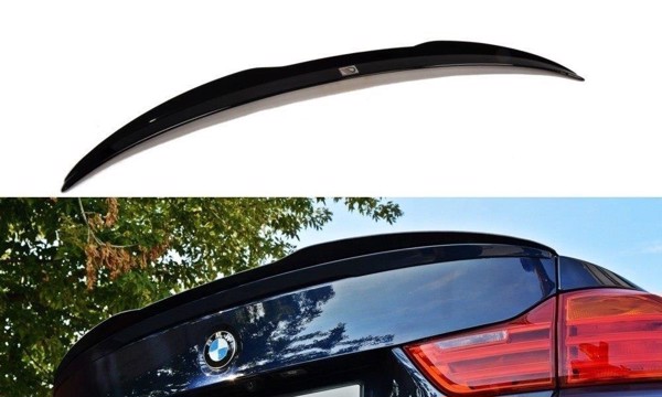 Maxton Spoiler Cap BMW 4 F32 M-Performance - Gloss Black