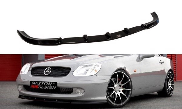 Maxton Front Splitter Mercedes Slk R170 - Gloss Black