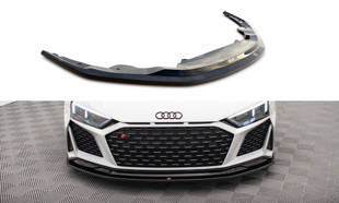 Maxton Front Splitter V.2 Audi R8 Mk2 Facelift - Gloss Black