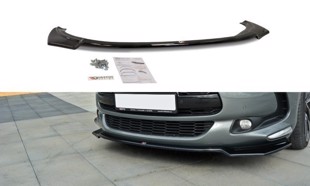 Maxton Front Splitter V.1 Citroen DS5 Facelift - Gloss Black