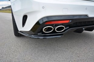 Maxton Rear Side Splitters Kia Stinger Gt - Gloss Black