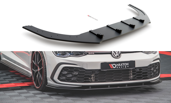 Maxton Racing Durability Front Splitter Volkswagen Golf 8 Gti - Black