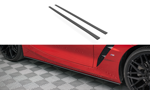 Maxton Street Pro Side Skirts Diffusers BMW Z4 M-Pack G29 - Black