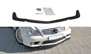 Maxton Front Splitter V.1 Mercedes Cls C219 55Amg - Gloss Black