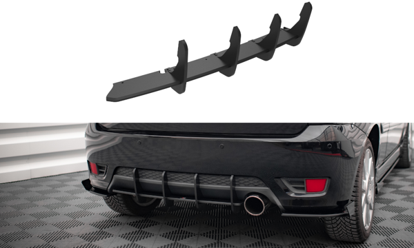 Maxton Street Pro Rear Diffuser Ford Fiesta St Mk6 - Black