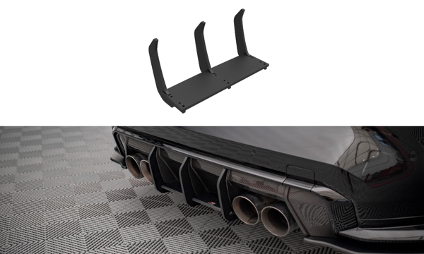 Maxton Street Pro Rear Diffuser BMW M4 G82 - Black