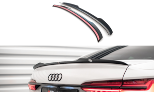 Maxton Spoiler Cap Audi A6 Sedan C8 - Gloss Black