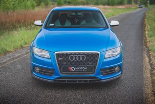 Maxton Front Splitter Audi S4 / A4 S-Line B8  - Gloss Black