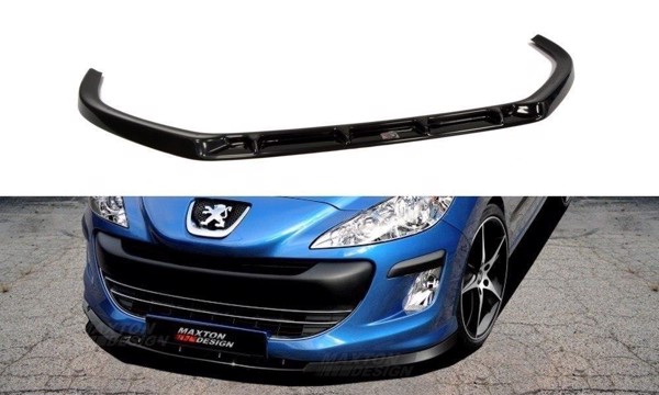 Maxton Front Splitter Peugeot 308 Preface Model - Gloss Black