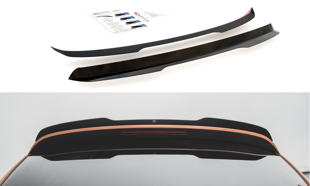 Maxton Spoiler Cap Audi Q7 S-Line Mk.1 - Gloss Black