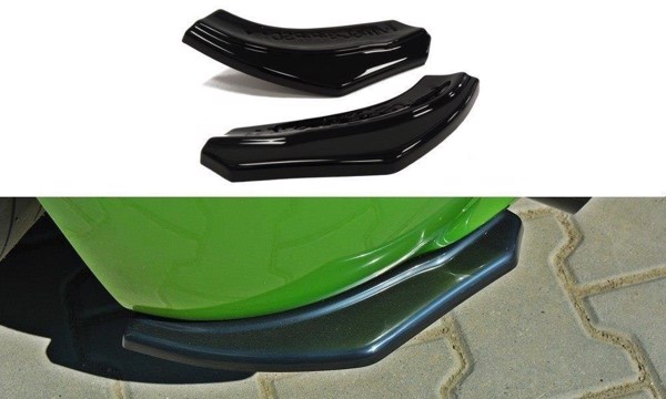 Maxton Rear Side Splitters VW Scirocco R - Gloss Black