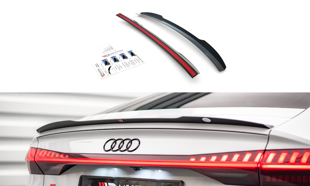 Maxton Spoiler Cap Audi A7 C8 / C8 S-Line / S7 C8 / RS7 C8 - Gloss Black