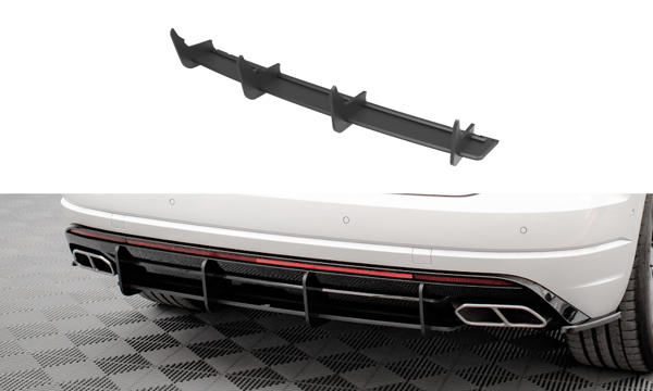 Maxton Street Pro Rear Diffuser Volkswagen Touareg R-Line Mk3 - Black