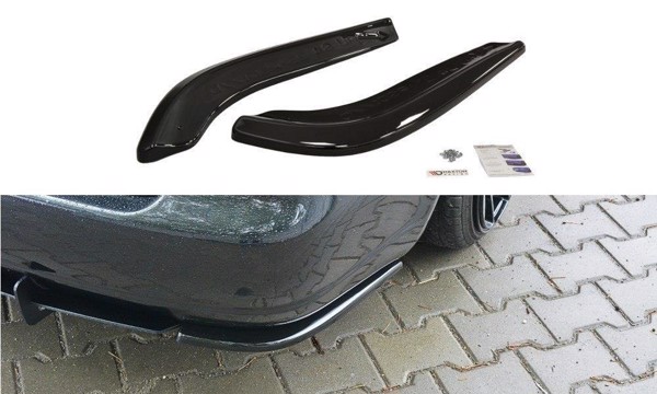 Maxton Rear Side Splitters Audi S4 B5 Avant - Gloss Black