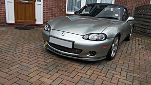 Maxton Front Splitter Mazda Mx5 Nb Facelift Model - Gloss Black