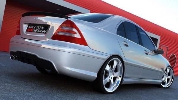 Maxton Rear Bumper Mercedes C W203 < Amg 204 Look> - Not primed