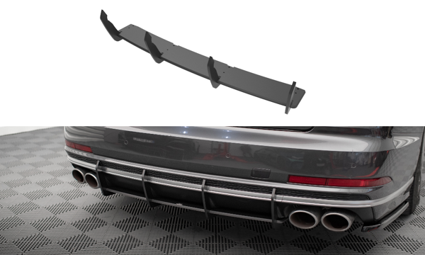 Maxton Street Pro Rear Diffuser Audi S8 D5 - Black