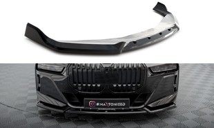 Maxton Front Splitter V.2 BMW 7 M-Pack / M760E G70 - Gloss Black