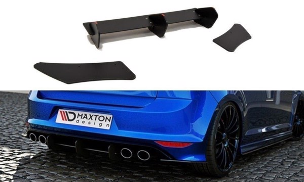 Maxton VW Golf 7 R Hatchback Rear Diffuser & Rear Side Splitters