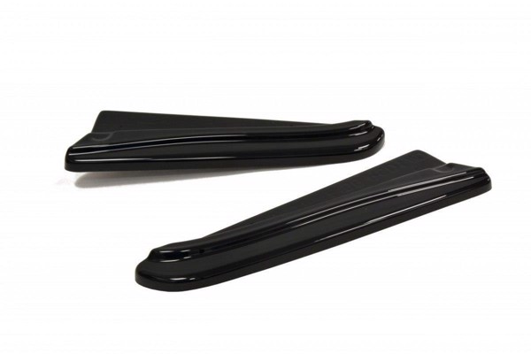 Maxton Rear Side Splitters Jaguar Xf X250 Sportbrake - Gloss Black