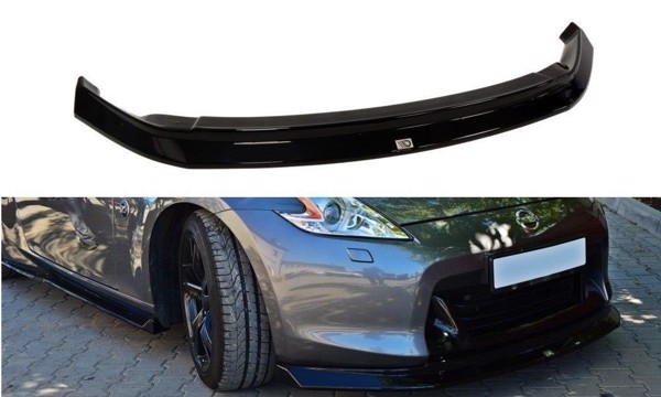 Maxton Front Splitter Nissan 370Z - Gloss Black