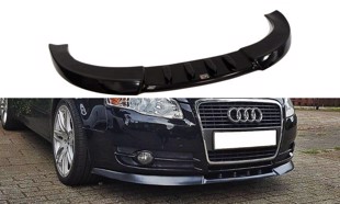 Maxton Front Splitter V.1 Audi A4 B7 - Gloss Black