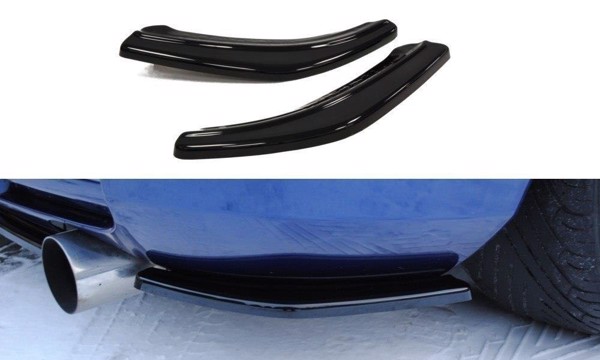 Maxton Rear Side Splitters Toyota Celica T23 Preface - Gloss Black