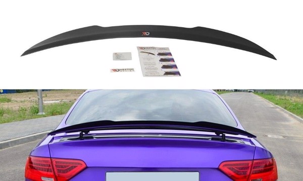 Maxton Spoiler Cap Audi RS5 Mk1 (8T) Facelift - Gloss Black