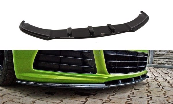 Maxton Front Splitter VW Scirocco R - Gloss Black