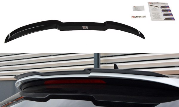 Maxton Spoiler Cap Audi A6 C7 S-Line/ S6 C7 Avant Preface And Facelift - Gloss Black