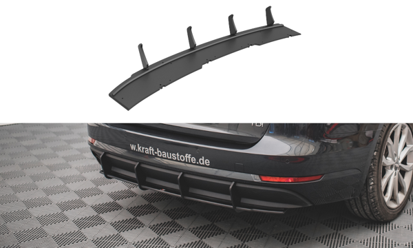 Maxton Street Pro Rear Diffuser Audi A4 Avant B9 - Red