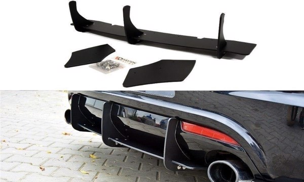 Maxton VW Scirocco R Rear Diffuser & Rear Side Splitters