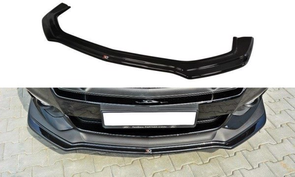 Maxton Front Splitter Ford Mustang Gt Mk6 - Gloss Black