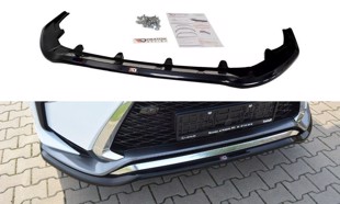 Maxton Front Splitter V.1 Lexus Rx Mk4 F-Sport - Gloss Black