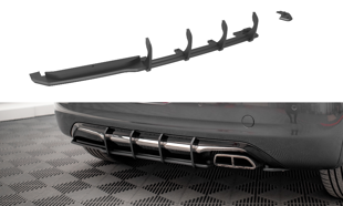 Maxton Street Pro Rear Diffuser Peugeot 208 Gti Mk1 - Black