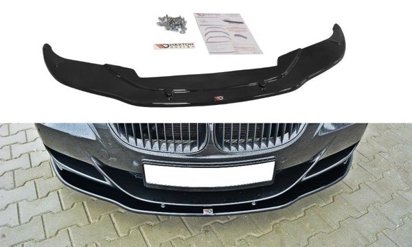 Maxton Front Splitter V.2 BMW M6 E63 - Gloss Black