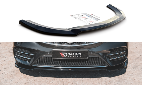 Maxton Front Splitter V.4 Mercedes-Benz V-Class Amg-Line W447 Facelift - Gloss Black
