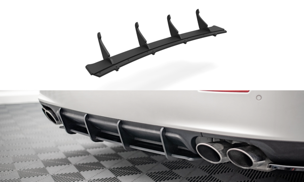 Maxton Street Pro Rear Diffuser Maserati Ghibli Mk3 - Red