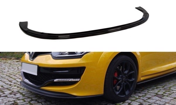 Maxton Front Splitter Renault Megane 3 RS V.1 - Gloss Black