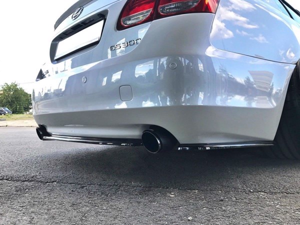 Maxton Central Rear Splitter Lexus Gs 300 Mk3 Facelift (Without Vertical Bars) - Gloss Black