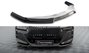 Maxton Front Splitter V.3 BMW 7 M-Pack / M760E G70 - Gloss Black