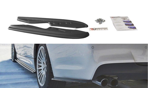 Maxton Rear Side Splitters BMW 3 E90 Mpack - Gloss Black