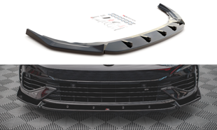 Maxton Front Splitter V.2 Volkswagen Golf R Mk8 - Gloss Black