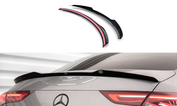 Maxton Spoiler Cap Mercedes-Benz Cla Coupe C118 - Gloss Black