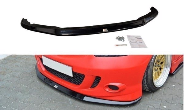 Maxton Front Splitter V.1 Honda Jazz Mk1 - Gloss Black