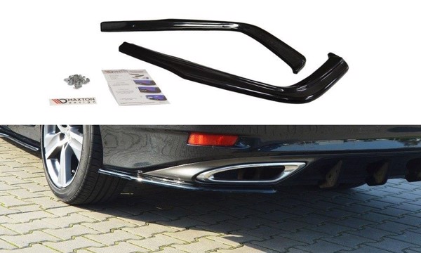 Maxton Rear Side Splitters Lexus Gs Mk4 Facelift T - Gloss Black