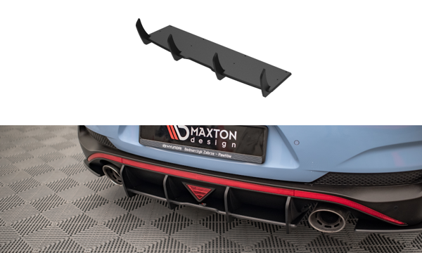 Maxton Street Pro Rear Diffuser Hyundai I30 N Fastback Mk3 Facelift - Black