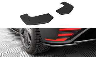 Maxton Street Pro Rear Side Splitters Hyundai I20 N Mk3 - Black